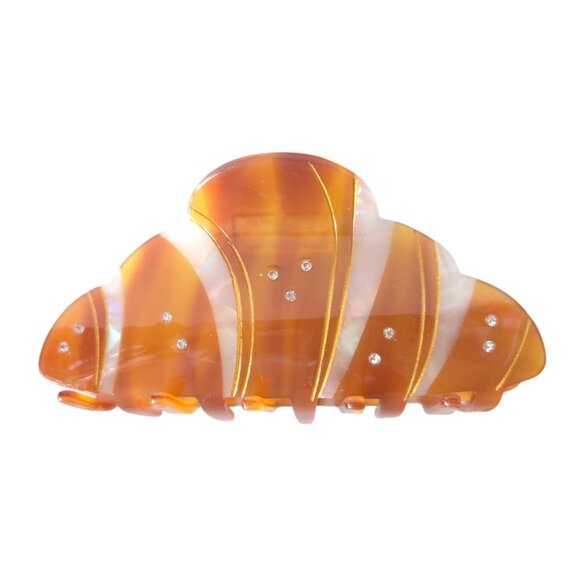 Accessories - Novelty Brezel Bread Hair Clip Cute Acetate Claw Hair Accessories for Women